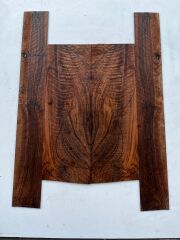 Master Grade Flame Bastogne Walnut Acoustic Guitar Back And Sides set #5