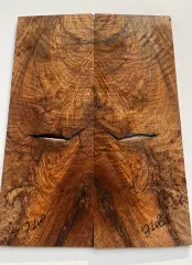 MG Bastogne Walnut Drop Top Luthier Guitar Figured Wood Bookmatched Set No74