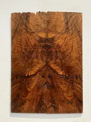 MG Bastogne Walnut Drop Top Luthier Guitar Figured Wood Bookmatched Set No76