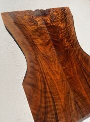 MG Bastogne Walnut Drop Top Luthier Guitar Figured Wood Bookmatched Set No82
