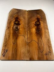 Turkish Walnut Drop Top Luthier Guitar Figured Wood Bookmatched Set No:55