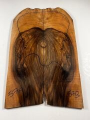 Turkish Burl Walnut Drop Top Luthier Guitar Figured Wood Bookmatched Set No:57