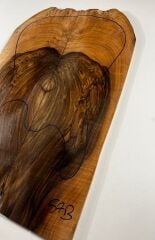 Turkish Burl Walnut Drop Top Luthier Guitar Figured Wood Bookmatched Set No:57