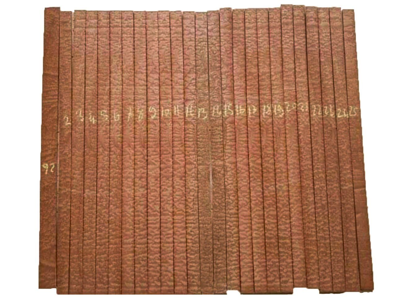 Pommele Sapele Bağlama Tekne Seti