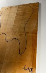 Figured Maple Drop Top Luthier Guitar Figured Wood Bookmatched Set No:10