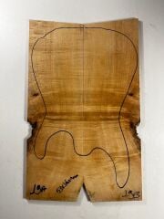Figured Maple Drop Top Luthier Guitar Figured Wood Bookmatched Set No:19