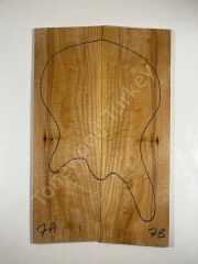 AA Grade Curly Maple Drop Top Luthier Guitar Figured Wood Bookmatched Set No:7