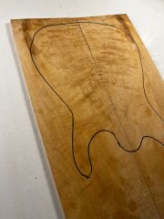Figured Maple Drop Top Luthier Guitar Figured Wood Bookmatched Set No:7
