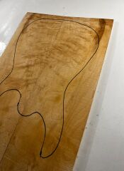 Figured Maple Drop Top Luthier Guitar Figured Wood Bookmatched Set No:7