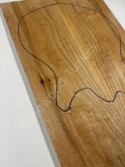 AA Grade Curly Maple Drop Top Luthier Guitar Figured Wood Bookmatched Set No:7