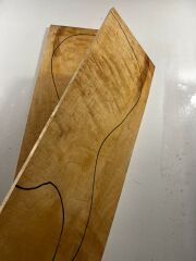Figured Maple Drop Top Luthier Guitar Figured Wood Bookmatched Set No:7