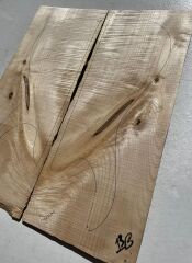 Figured Maple Drop Top Luthier Guitar Figured Wood Bookmatched Set No:14