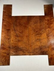 Sapele Pommele Mahogany  Acoustic Guitar Back And Sides set No:02