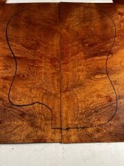 Sapele Pommele Mahogany  Acoustic Guitar Back And Sides set No:02
