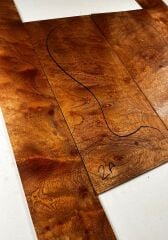 Sapele Pommele Mahogany  Acoustic Guitar Back And Sides set No:02