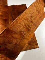 Sapele Pommele Mahogany  Acoustic Guitar Back And Sides set No:02