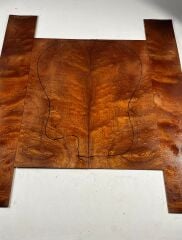 Sapele Pommele Mahogany  Acoustic Guitar Back And Sides set No:03