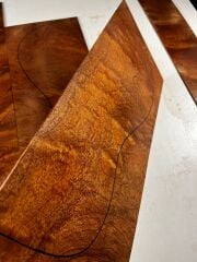 Sapele Pommele Mahogany  Acoustic Guitar Back And Sides set No:03