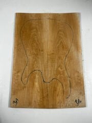 A Grade Quilted Maple Drop Top Luthier Guitar Figured Wood Bookmatched Set No:3