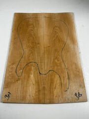 A Grade Quilted Maple Drop Top Luthier Guitar Figured Wood Bookmatched Set No:3
