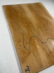 A Grade Quilted Maple Drop Top Luthier Guitar Figured Wood Bookmatched Set No:3