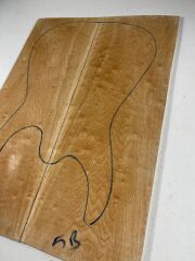 AA Grade Quilted Maple Drop Top Luthier Guitar Figured Wood Bookmatched Set No:5