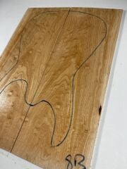 AAA Grade Quilted Maple Drop Top Luthier Guitar Figured Wood Bookmatched Set No:8