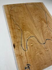 AAA Grade Quilted Maple Drop Top Luthier Guitar Figured Wood Bookmatched Set No:8