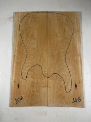 A Grade Quilted Maple Drop Top Luthier Guitar Figured Wood Bookmatched Set No:10