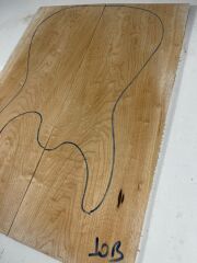 A Grade Quilted Maple Drop Top Luthier Guitar Figured Wood Bookmatched Set No:10