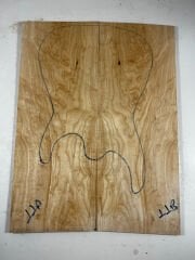 AAA Grade Quilted Maple Drop Top Luthier Guitar Figured Wood Bookmatched Set No:11