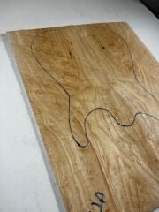 AAA Grade Quilted Maple Drop Top Luthier Guitar Figured Wood Bookmatched Set No:11