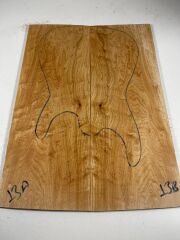 AAA Grade Quilted Maple Drop Top Luthier Guitar Figured Wood Bookmatched Set No:13