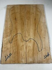 AA Grade Quilted Maple Drop Top Luthier Guitar Figured Wood Bookmatched Set No:14