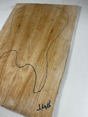 AA Grade Quilted Maple Drop Top Luthier Guitar Figured Wood Bookmatched Set No:14