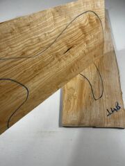 AA Grade Quilted Maple Drop Top Luthier Guitar Figured Wood Bookmatched Set No:14