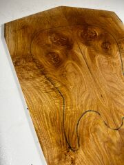 AA Grade Burl Chestnut Drop Top Luthier Guitar Figured Wood Bookmatched Set No:1