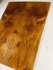 AAA Grade Burl Chestnut Drop Top Luthier Guitar Figured Wood Bookmatched Set No:4