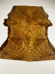 Master Grade Burl Chestnut Drop Top Luthier Guitar Figured Wood Bookmatched Set No:6