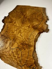 Master Grade Burl Chestnut Drop Top Luthier Guitar Figured Wood Bookmatched Set No:6