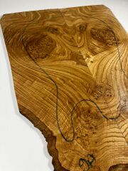 AAA Grade Burl Chestnut Drop Top Luthier Guitar Figured Wood Bookmatched Set No:9