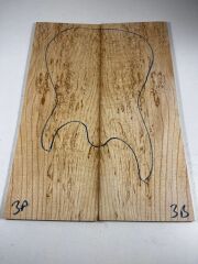 Master Grade Burl Tamo Ash Drop Top Wood For Electric Bass Guitar no:3