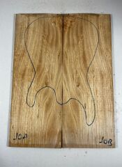 A Grade Figured Ash Drop Top Wood For Electric Bass Guitar no:10