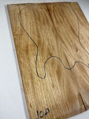 A Grade Figured Ash Drop Top Wood For Electric Bass Guitar no:10