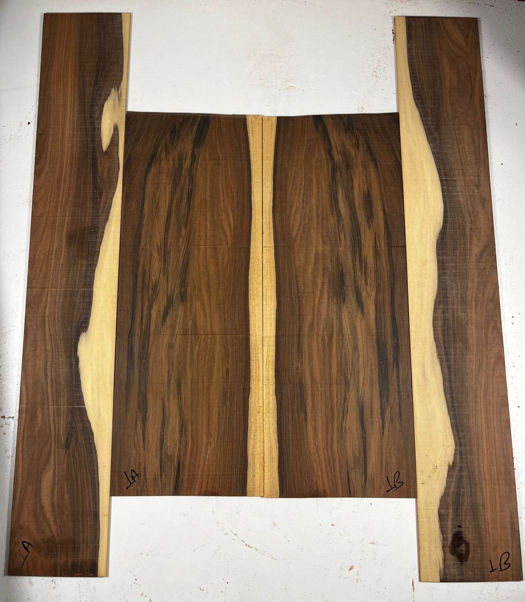 Master Grade Santos Rosewood Acoustic Guitar Back And Sides set No:01