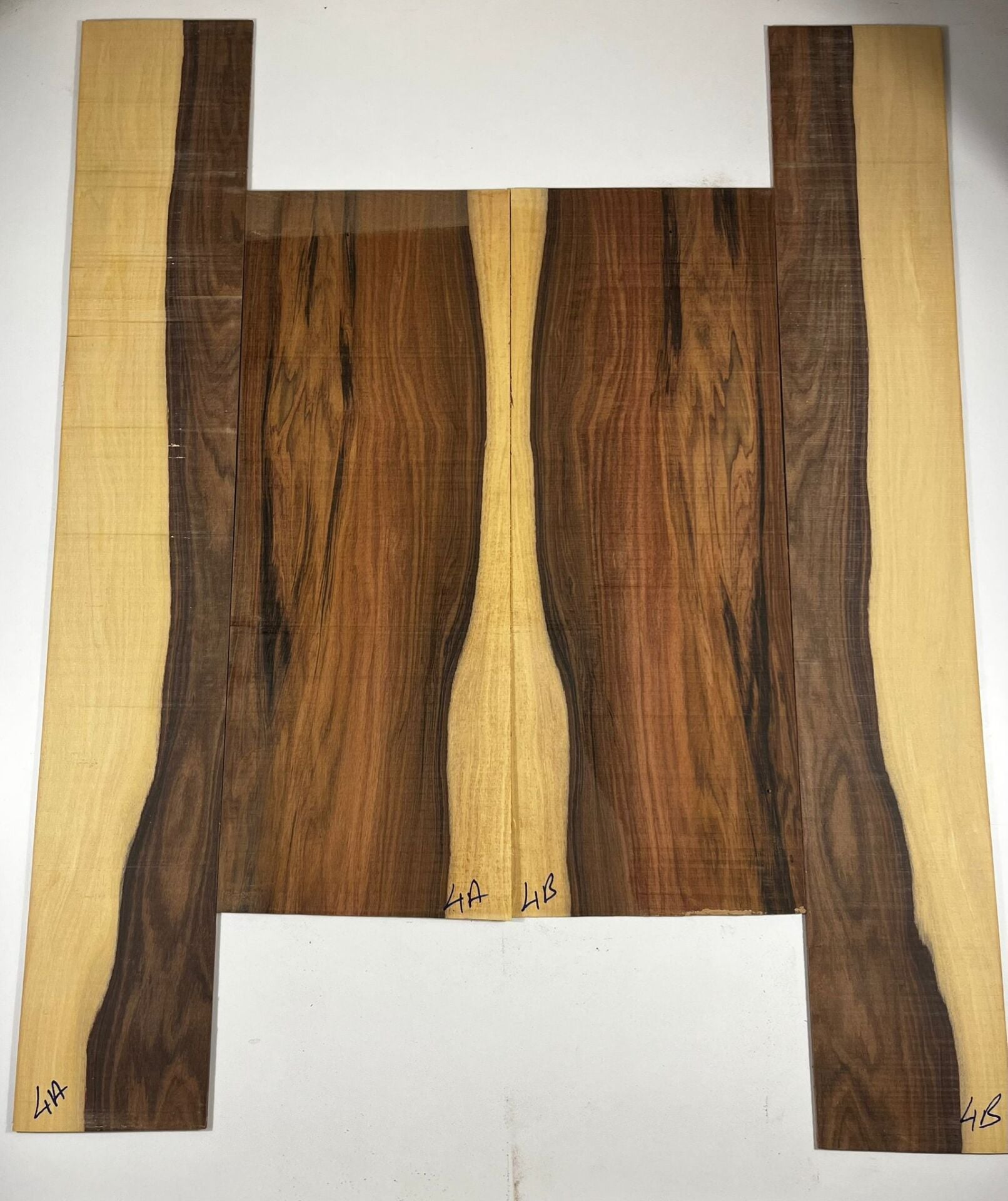 Master Grade Santos Rosewood Acoustic Guitar Back And Sides set No:04