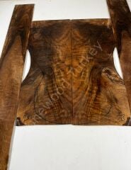 Master Grade Burl Walnut Acoustic Guitar Back And Sides set #2