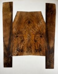 AAA Grade Flame Bastogne Walnut Acoustic Guitar Back And Sides set #5