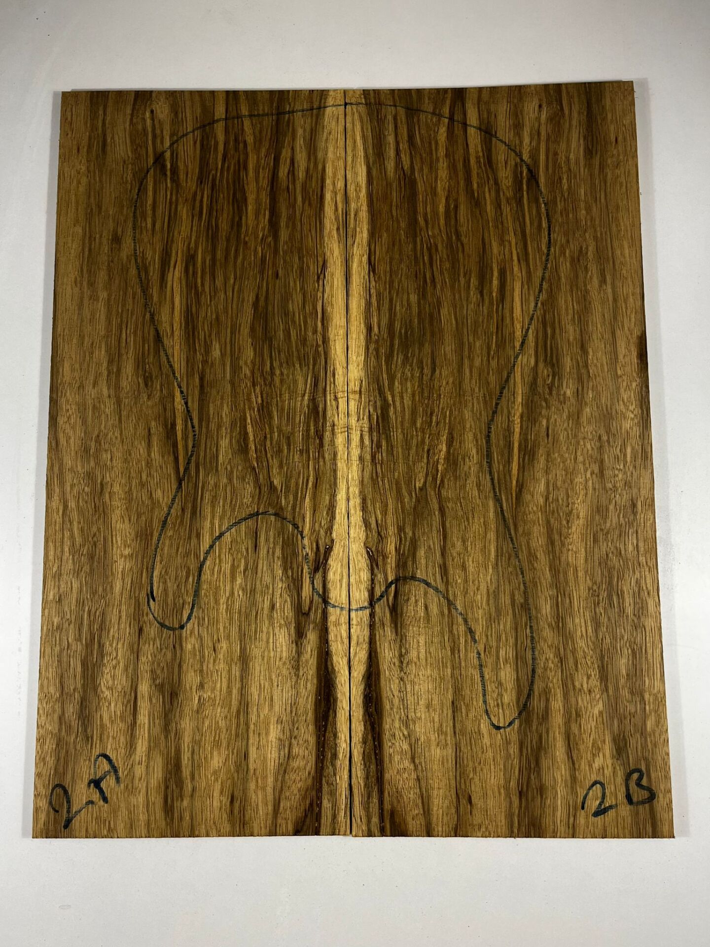 AAA Grade Black Limba Electric Guitar Drop Top Book Matched Set No:02