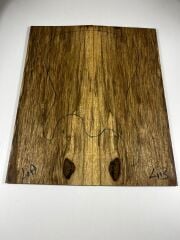 AAA Grade Black Limba Electric Guitar Drop Top Book Matched Set No:04